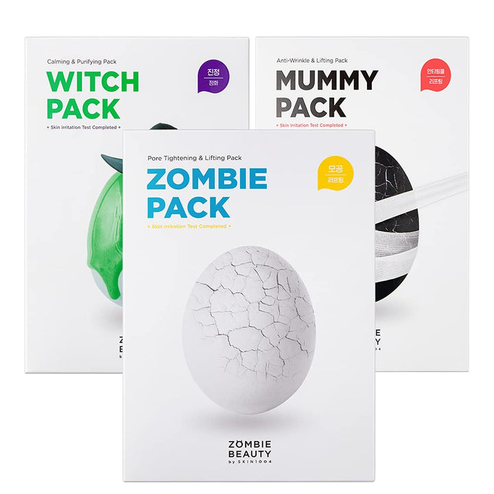 Zombie Pack, 3Set Zombie, Mummy, Witch