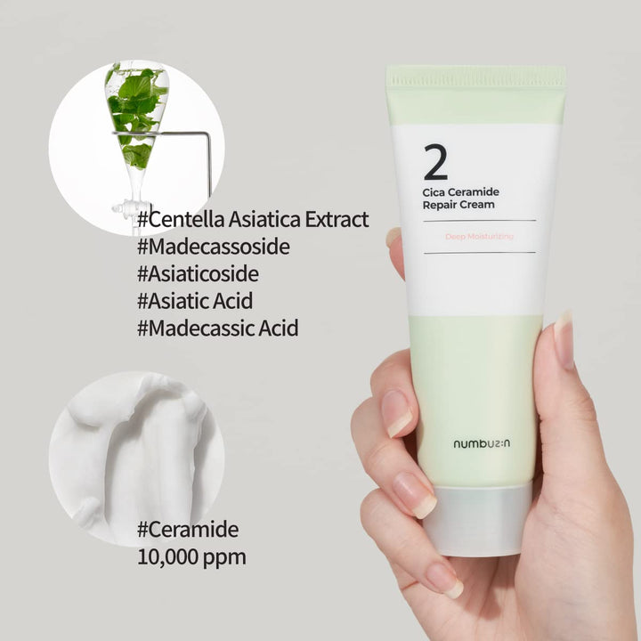 No.2 Cica Ceramide Repair Cream 60ml / 2.02 fl. oz.