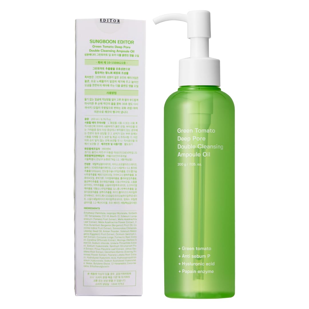 Green Tomato Double Cleansing Ampoule Oil 7.05fl. oz, 200ml