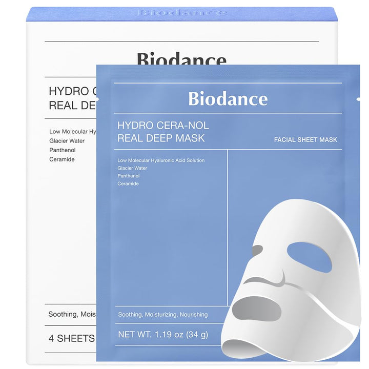 Hydro Cera-nol Real Deep Mask 1.19oz(34g) x 4ea