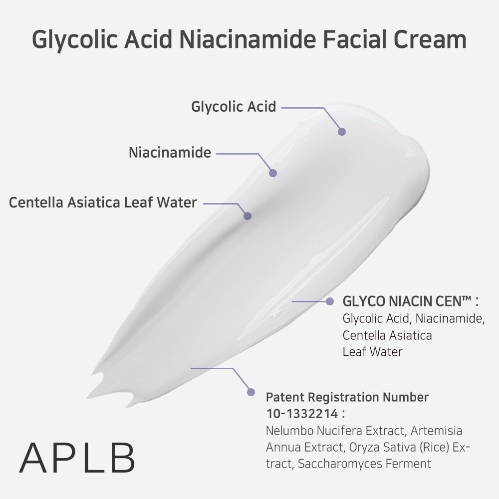 Glycolic Acid Niacinamide Facial Cream 1.86 FL.OZ