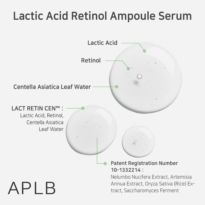 Lactic Acid Retinol Ampoule Serum 1.35 FL.OZ