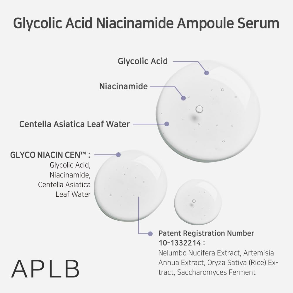 Glycolic Acid Niacinamide Ampoule Serum 1.35 FL.OZ