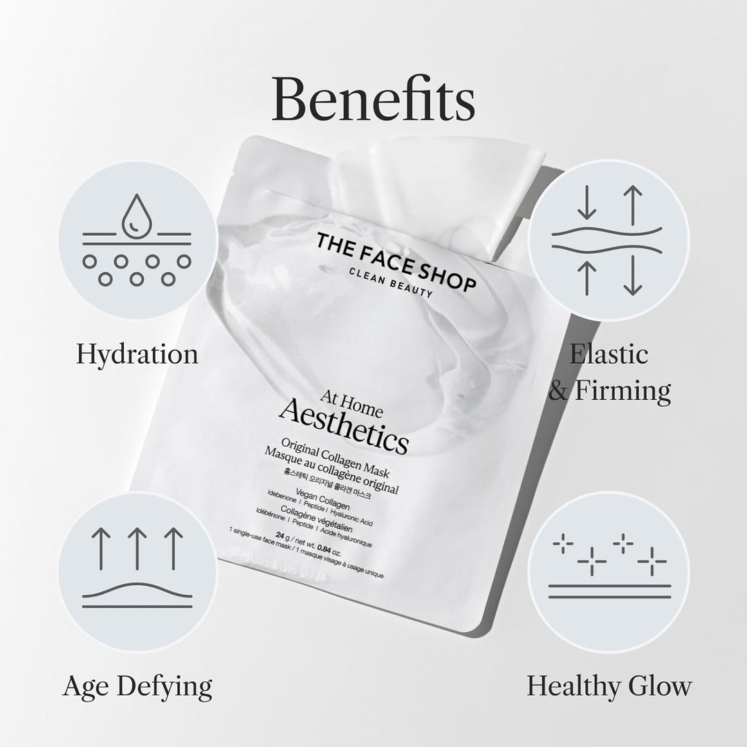 At Home Aesthetics Vegan Collagen Face Mask 0.84oz