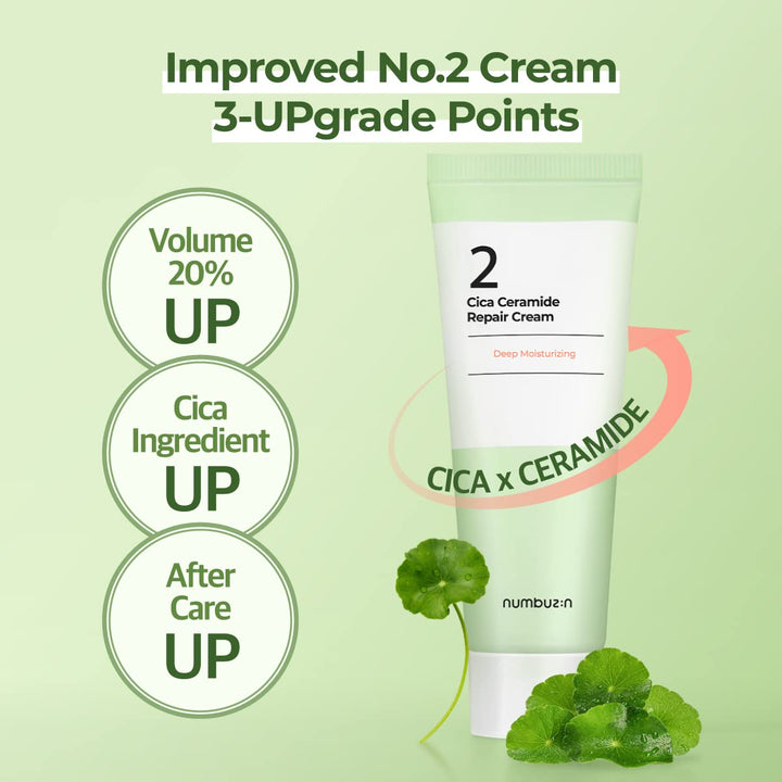 No.2 Cica Ceramide Repair Cream 60ml / 2.02 fl. oz.