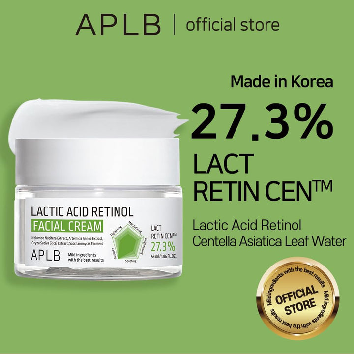 Lactic Acid Retinol Facial Cream 1.86 FL.OZ