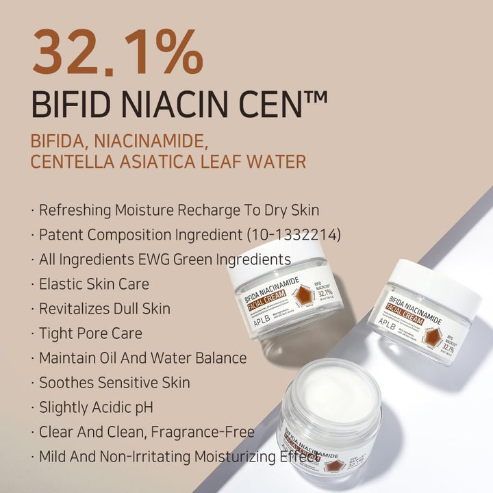 Bifida Niacinamide Facial Cream 1.86 FL.OZ