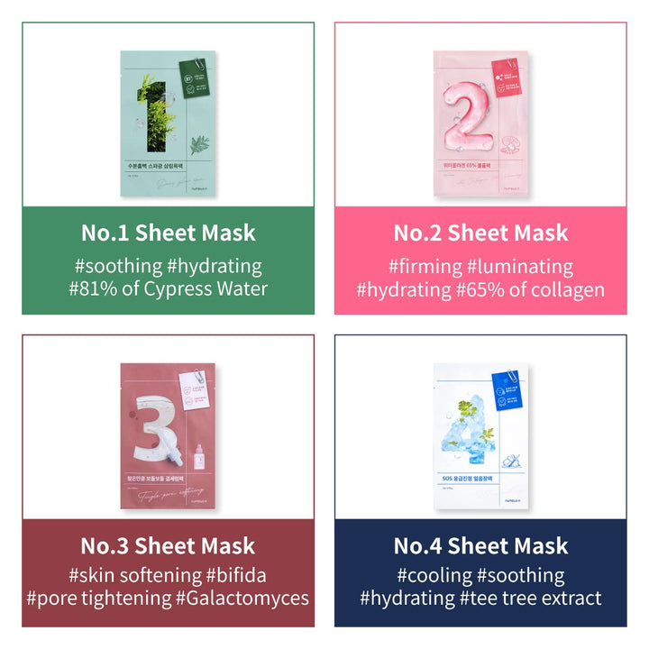 No.2 Water Collagen 65% Voluming Sheet Mask 4ea