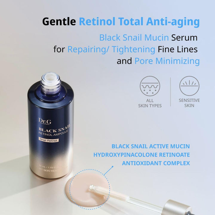 Black Snail Retinol Ampoule, 1.69 fl.oz. 50ml