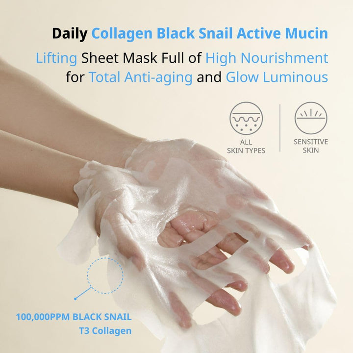 Black Snail Lifting Mask, 0.94 fl.oz. 5pk