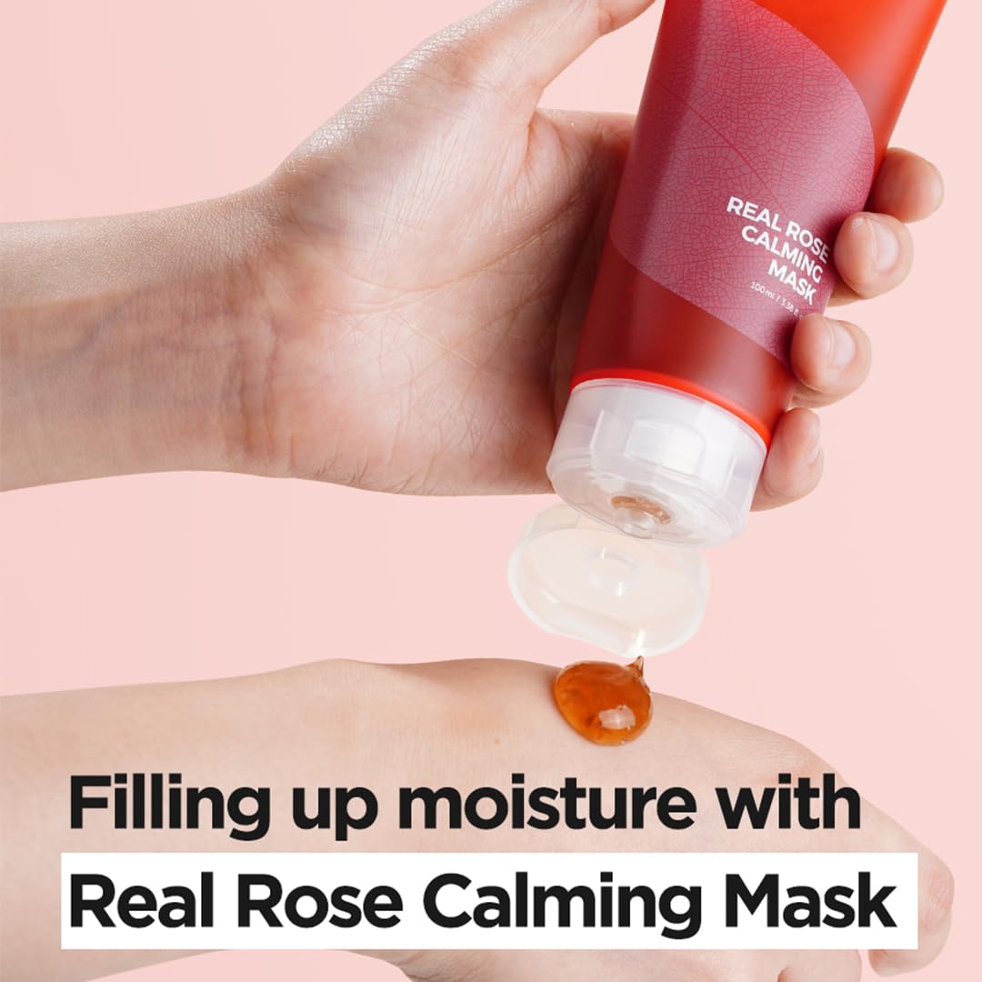 Real Rose Calming Face Mask 100ml, 3.38 fl.oz