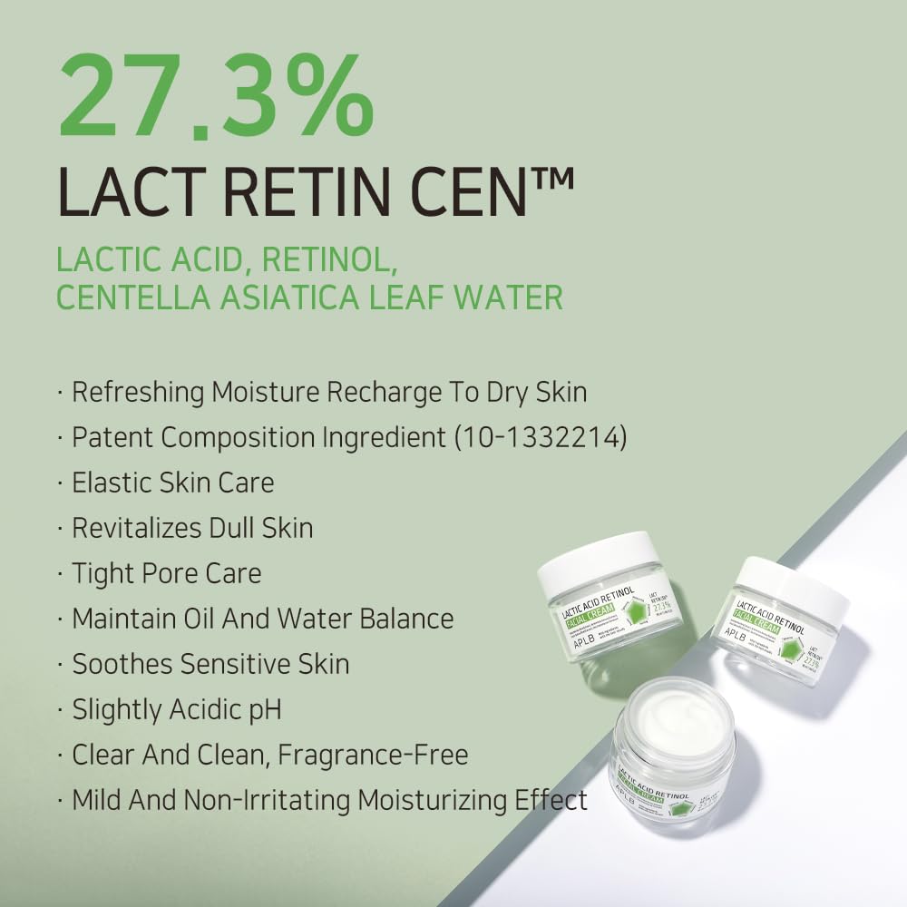 Lactic Acid Retinol Facial Cream 1.86 FL.OZ