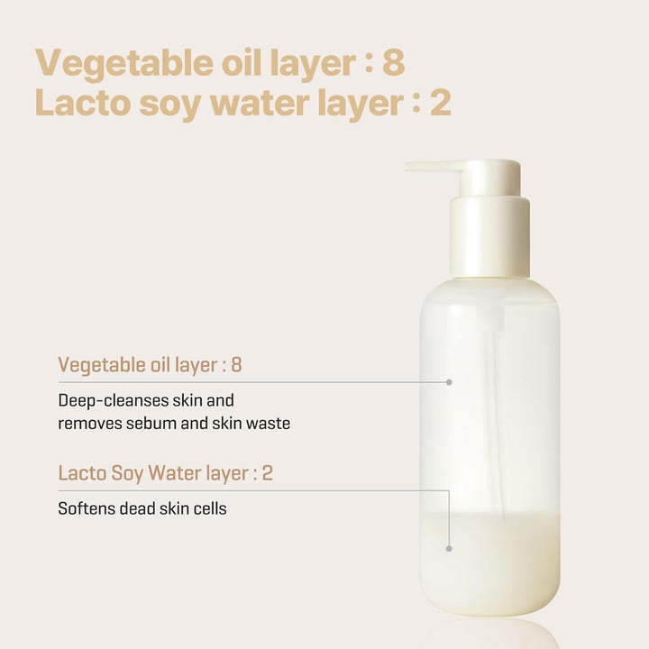 Lacto Soy Sebum & Blackhead Cleansing Oil 200ml / 6.76 oz