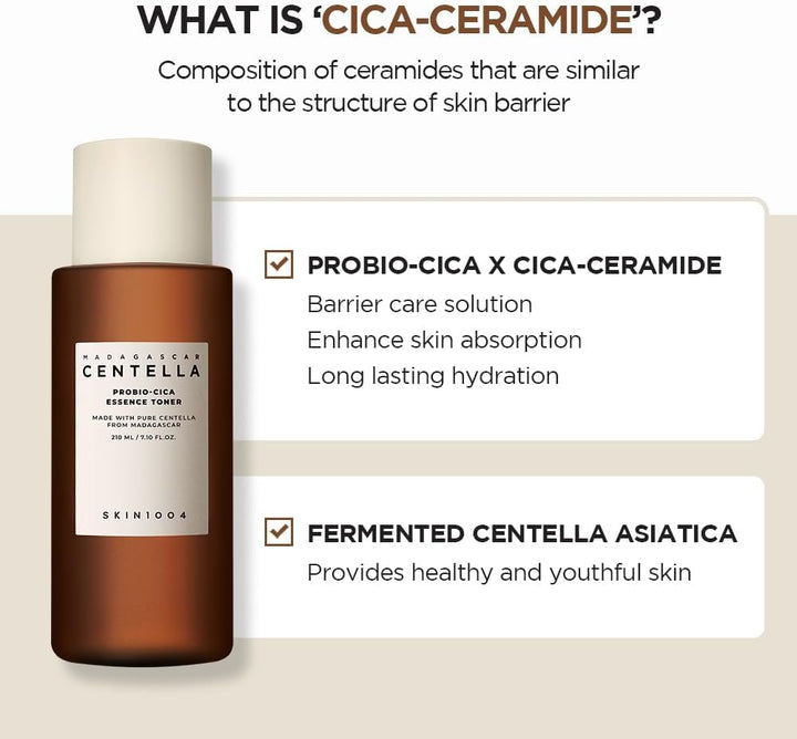 Madagascar Centella Probio-CICA Essence Toner 7.10 fl.oz, 210ml