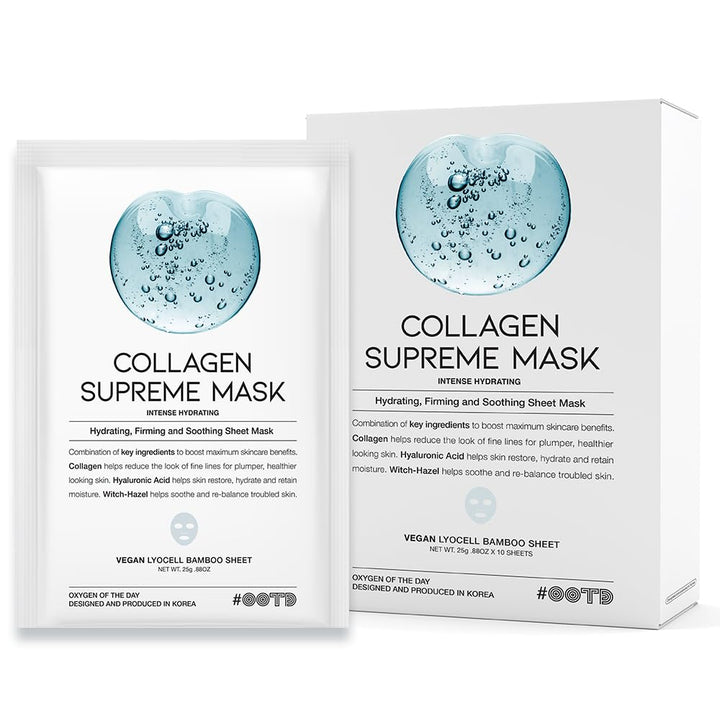 Collagen Supreme Mask for face (10pcs) 14.11oz