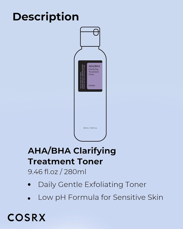 AHA/BHA Treatment Toner 9.46 fl.oz/ 280ml