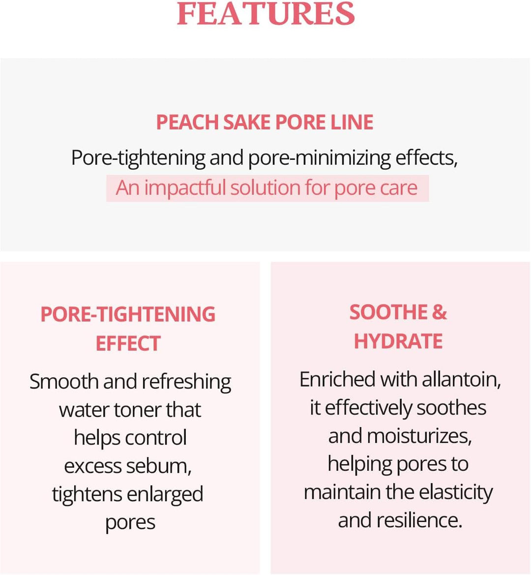 Peach Sake Facial Toner 135ml