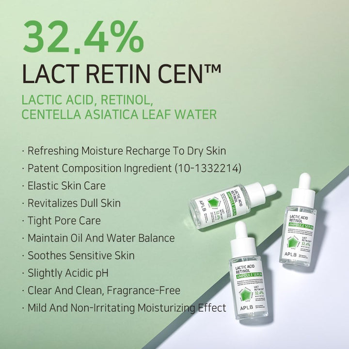 Lactic Acid Retinol Ampoule Serum 1.35 FL.OZ