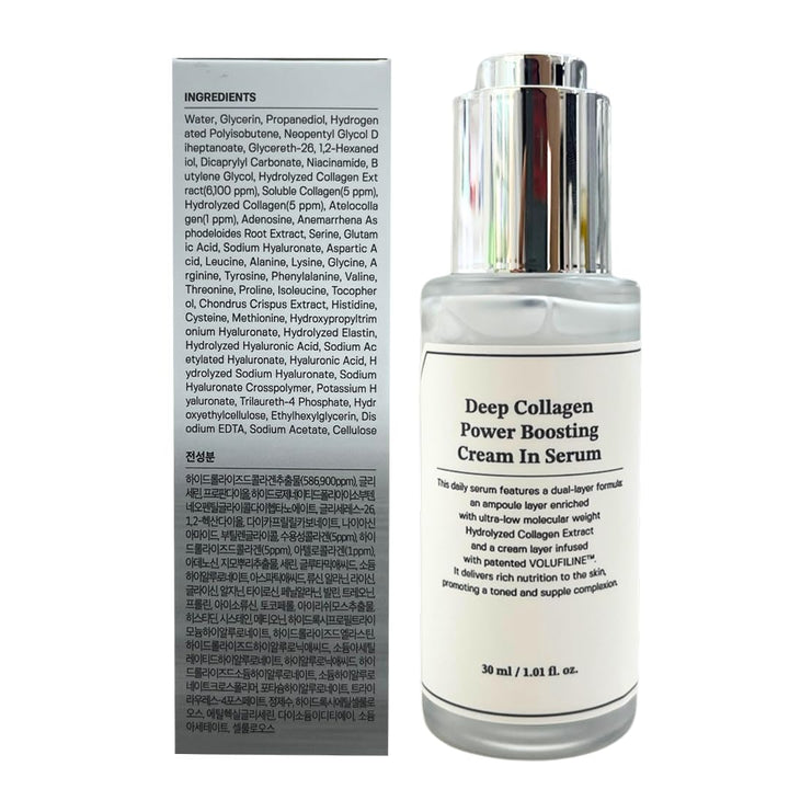 Deep Collagen Power Boosting Cream In Serum  1.01 Fl. Oz, 30ml