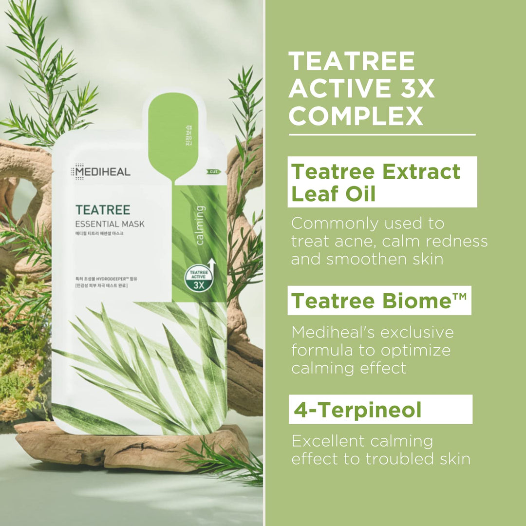 Tea Tree Essential Blemish Control Mask 10EA