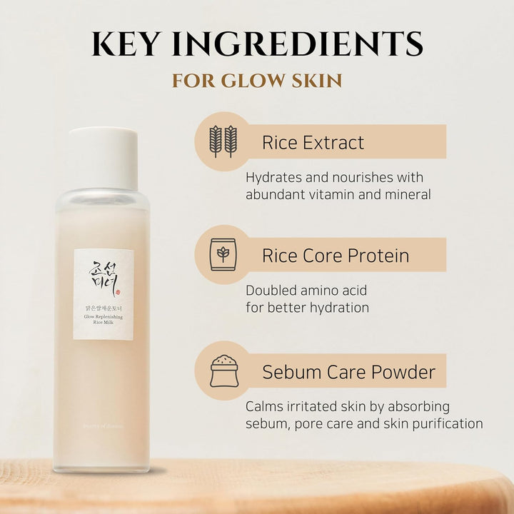 Glow Replenishing Rice Facial Sebum Toner 150ml, 5.07 fl.oz