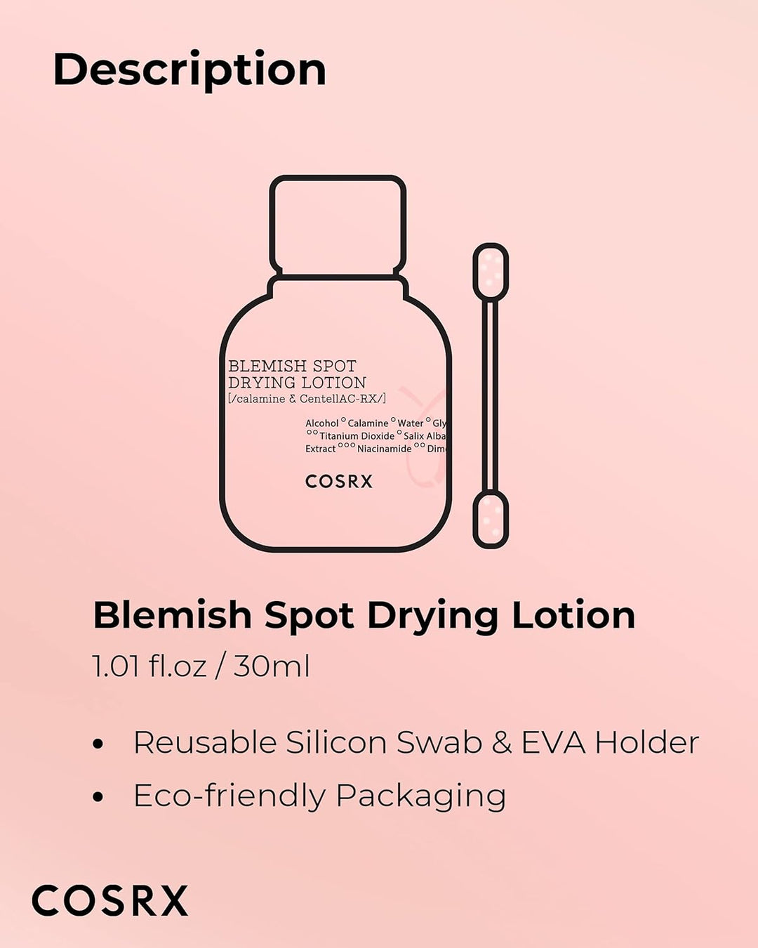 Acne Blemish Spot Drying Lotion 1.01 fl. oz / 30ml