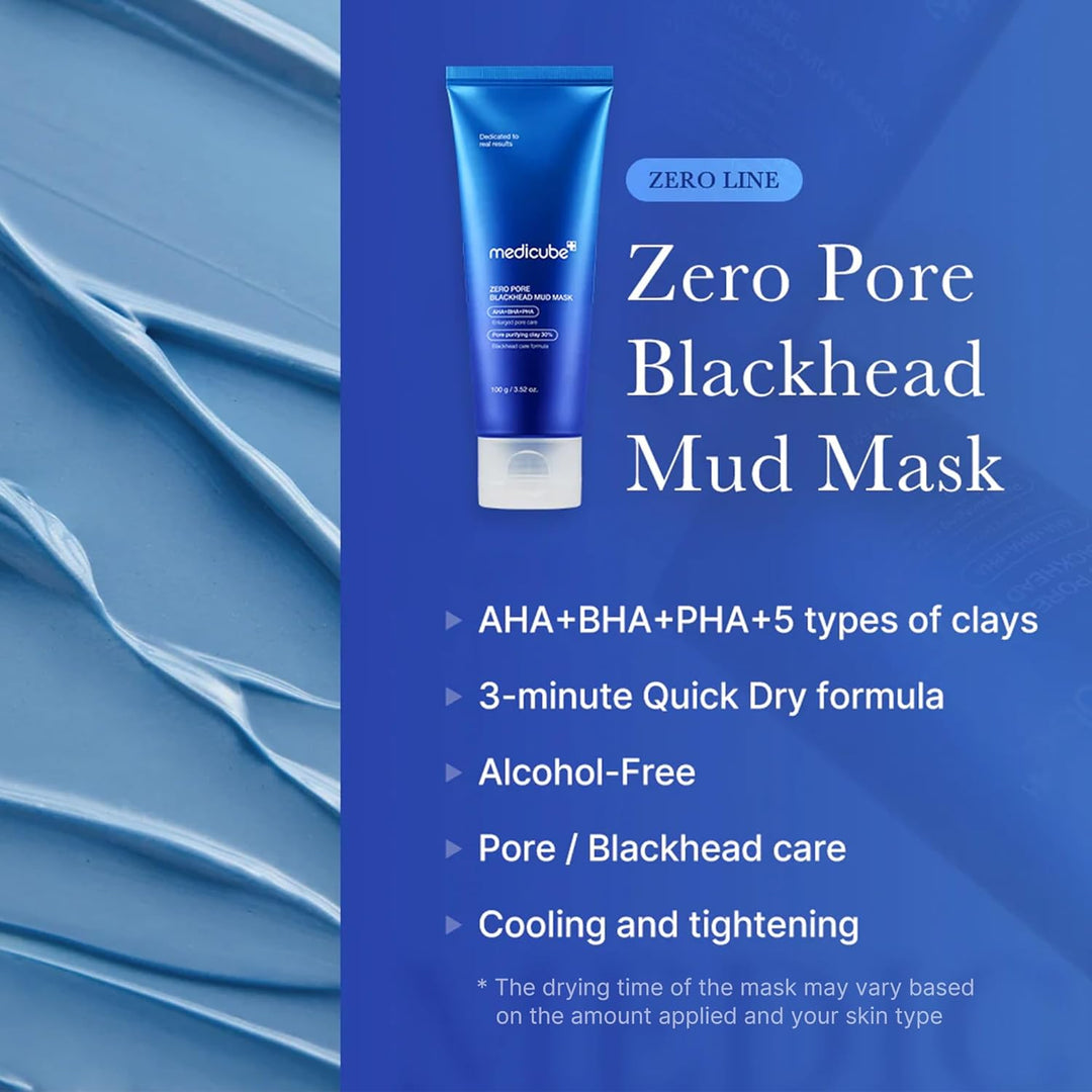 Zero Pore Blackhead Mud Facial Mask 3.52 fl.oz 100g