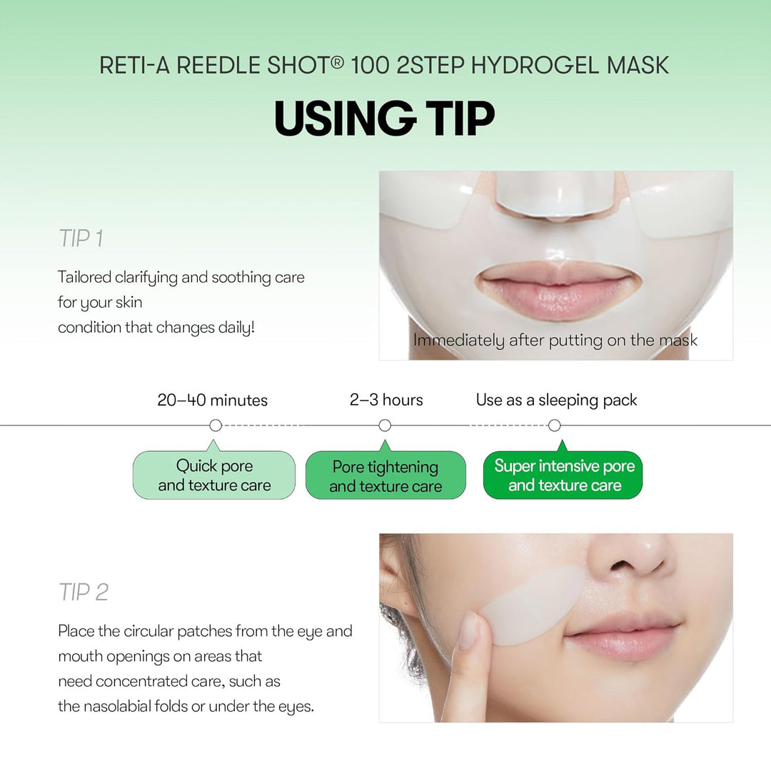 Reti-A Reedle Shot 100 2-Step Hydrogel Mask(34.5gx4ea)