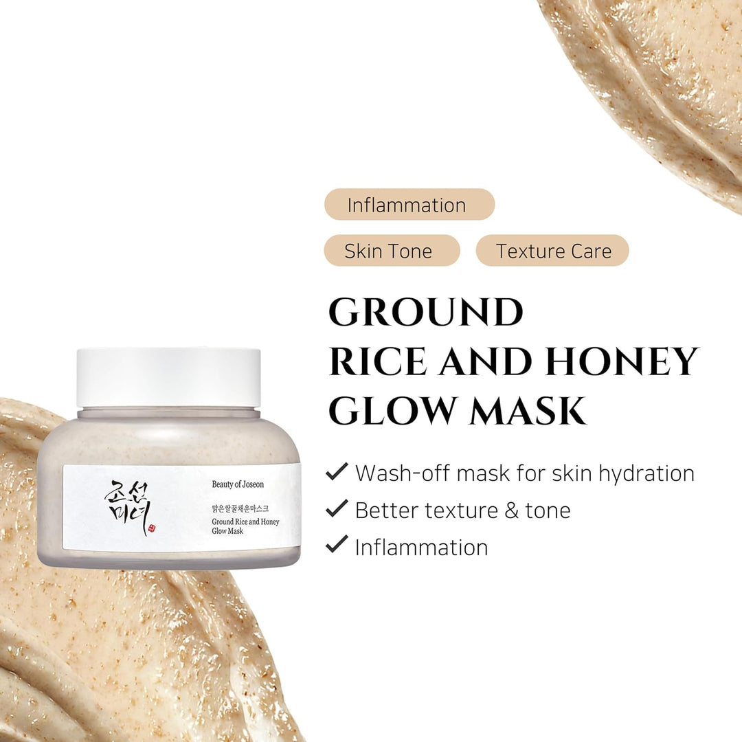 Ground Rice and Honey Glow Mask 150ml, 5.07 fl.oz