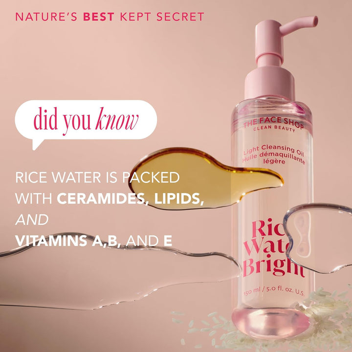 Rice Water Bright Light Facial Cleansing Oil 5.29oz