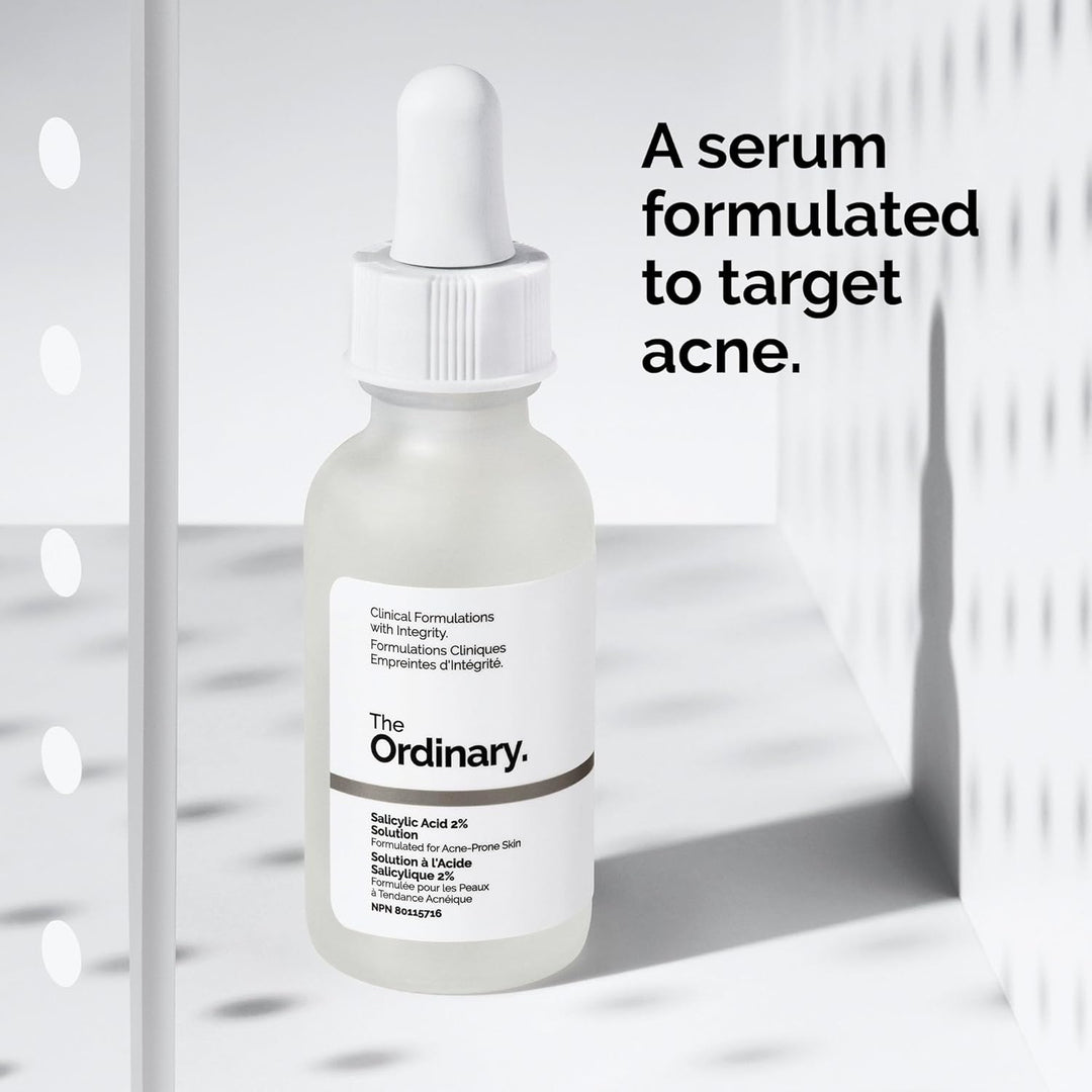 Salicylic Acid 2% Solution, Acne-Fighting Serum for Blemish-Prone Skin 1 Fl Oz