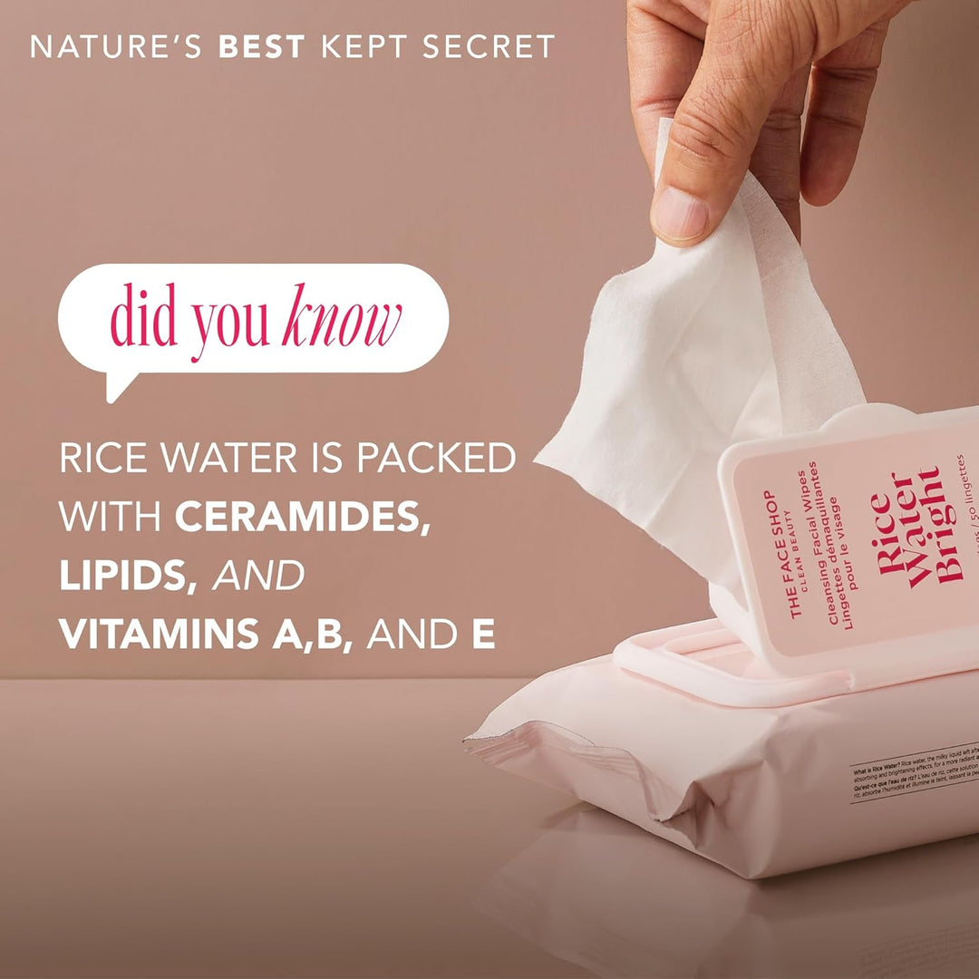 Rice Water Bright Makeup Remover Wipe 0.68oz