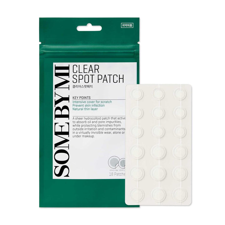 30 Days Miracle Clear Spot Patch - Pack of 1, 18 Counts, 2 Size(10mm 9Counts, 12mm 9Counts)