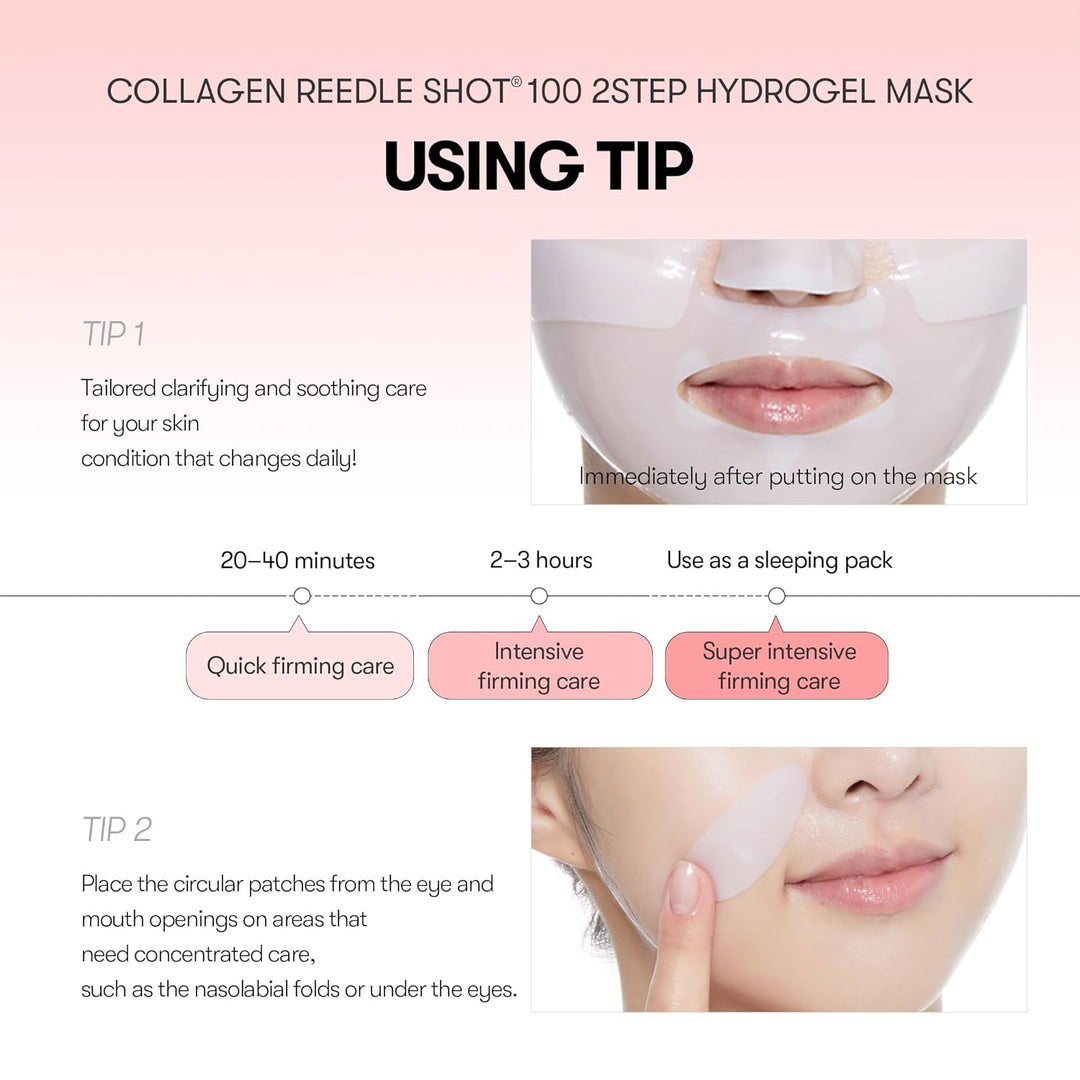 Collagen Reedle Shot 100 2-Step Hydrogel Mask(34.5gx4ea)