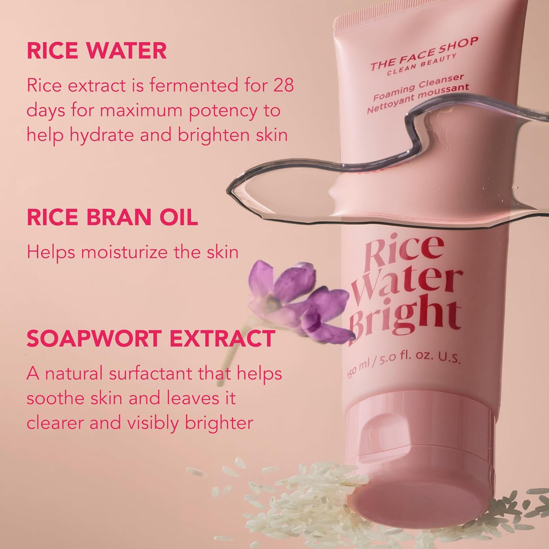 Rice Water Bright Foaming Facial Cleanser 5.0 fl.oz