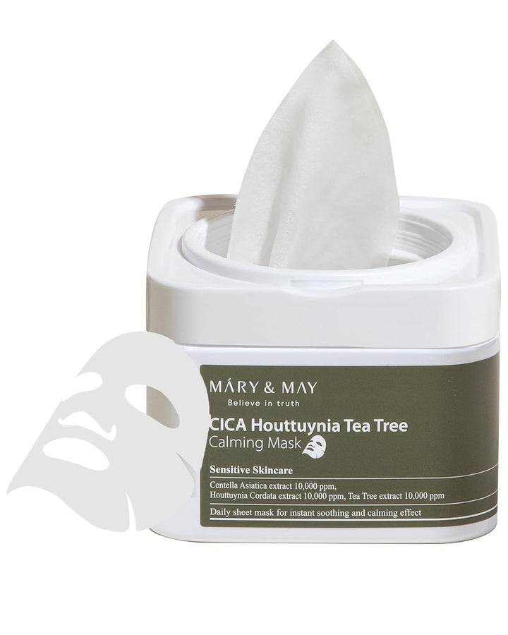 CICA Houttuynia Tea Tree Calming Mask(30 Sheets)