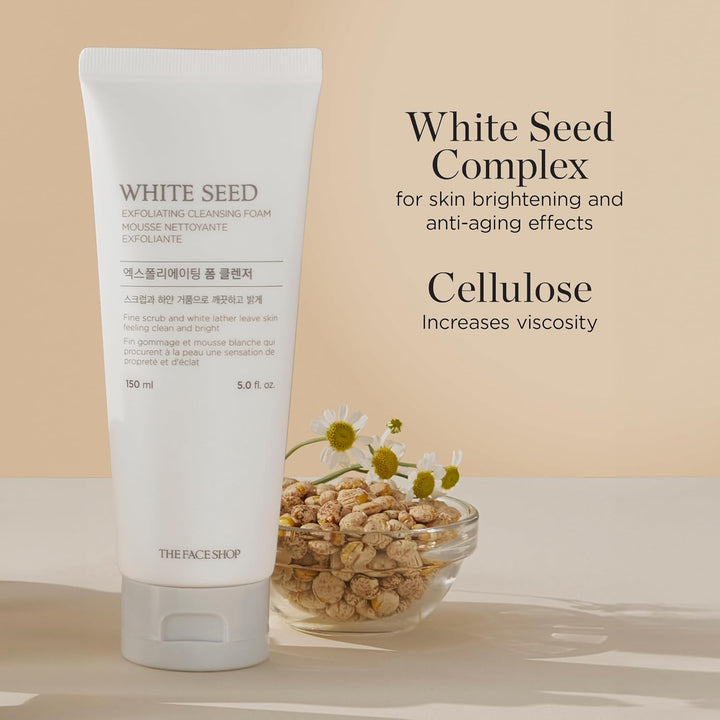 White Seed Exfoliating Cleansing Foam 5.07 Fl Oz