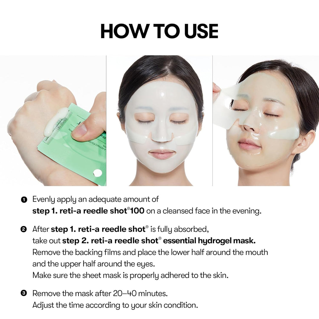 Reti-A Reedle Shot 100 2-Step Hydrogel Mask(34.5gx4ea)