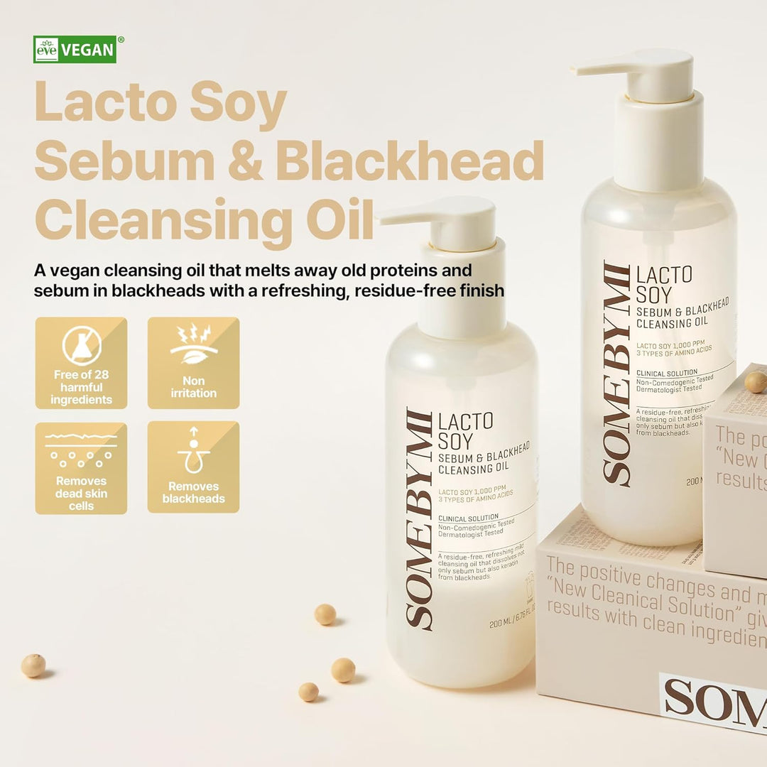 Lacto Soy Sebum & Blackhead Cleansing Oil 200ml / 6.76 oz