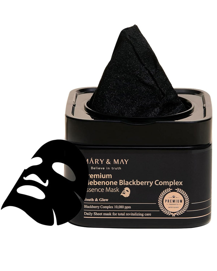 Premium Idebenone Blackberry Complex Essence Mask(20 Sheets)