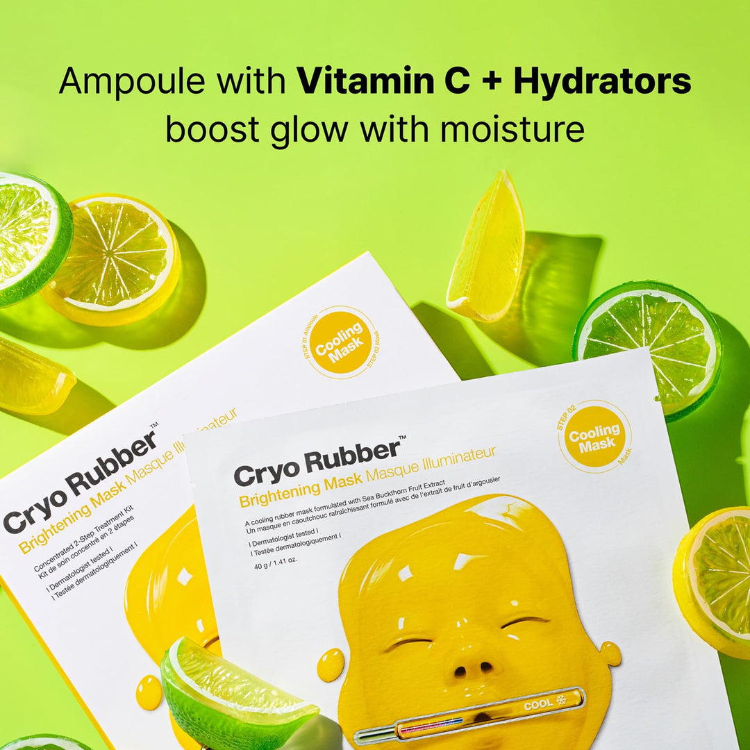 Cryo Rubber Brightening Face Mask 1 Pack