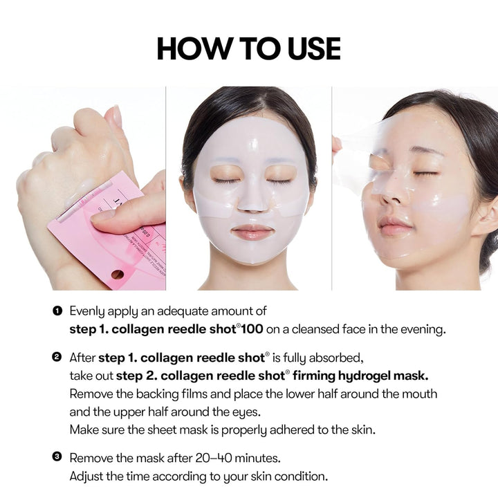 Collagen Reedle Shot 100 2-Step Hydrogel Mask(34.5gx4ea)