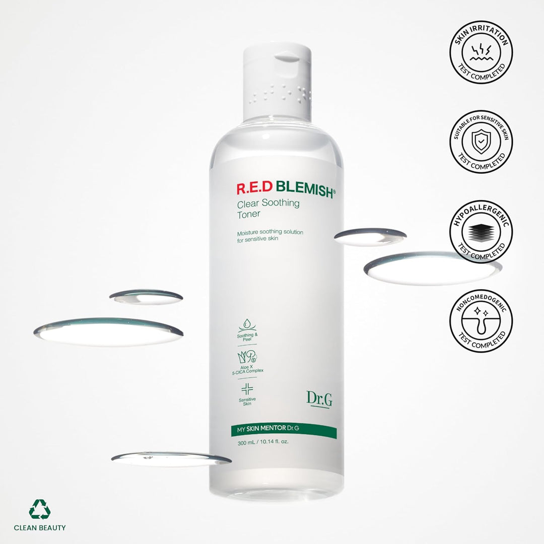 RED Blemish Clear Soothing Korean Toner, 10.14 fl.oz. 300ml