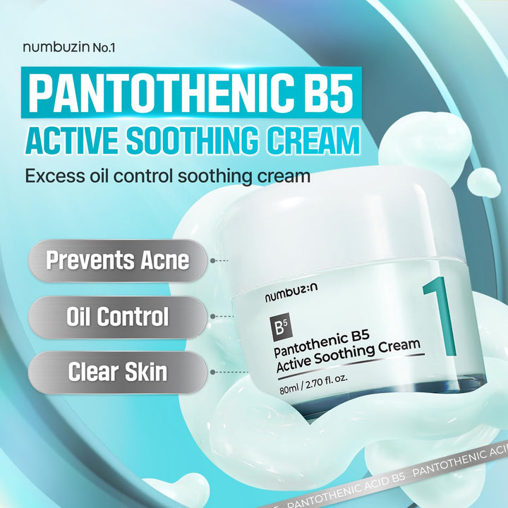 No.1 Pantothenic B5 Active Soothing Cream 80ml, 2.7 fl. oz.