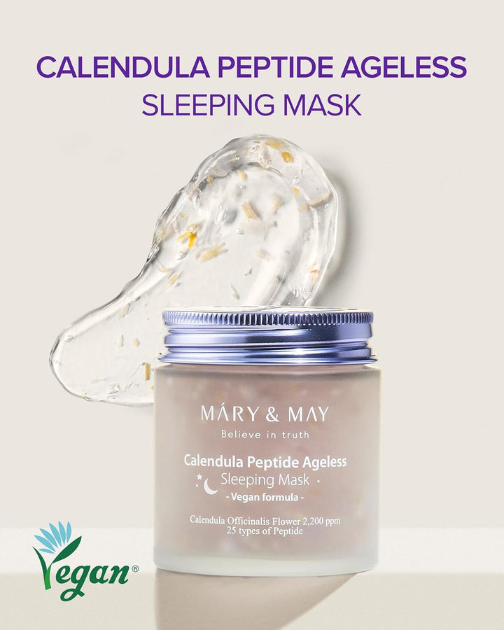 Vegan Calendula Peptide Ageless Sleeping Mask 3.7 fl.oz.