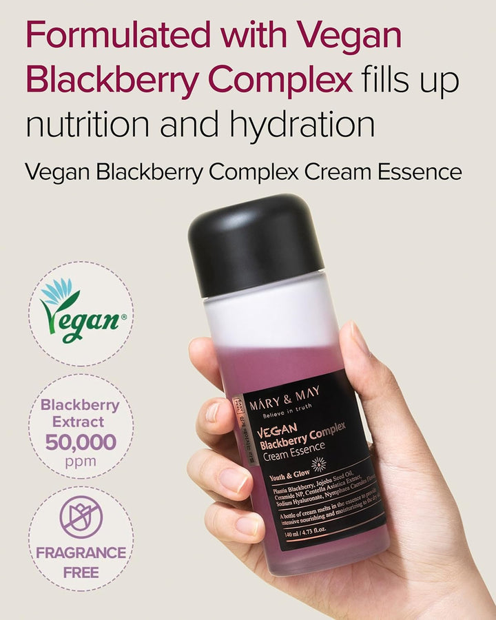 Vegan Blackberry Complex Cream Essence 140ml/4.73 fl.oz.