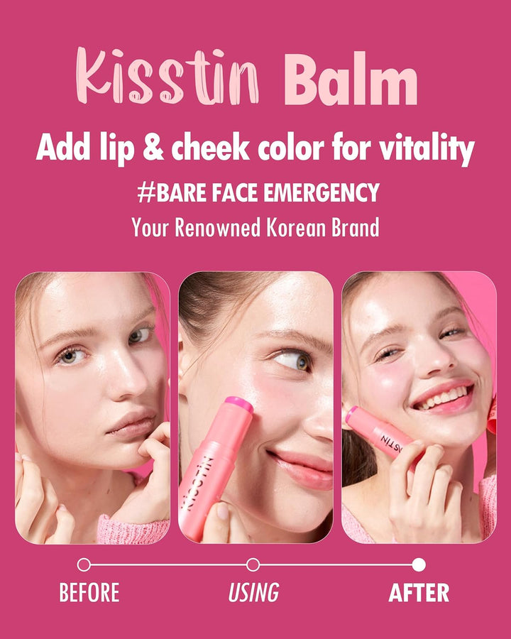 Kisstin Balm Pink 0.32 oz