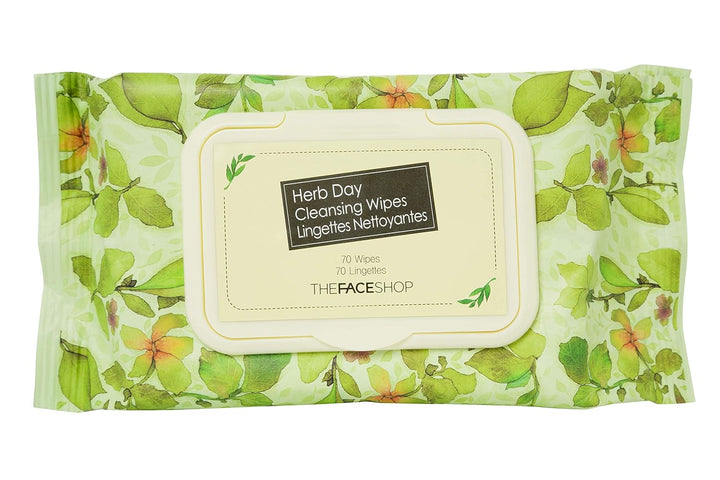 Herb Day 365 Cleansing Wipes Make Up Remover Face Wipes with Rosemary Extract