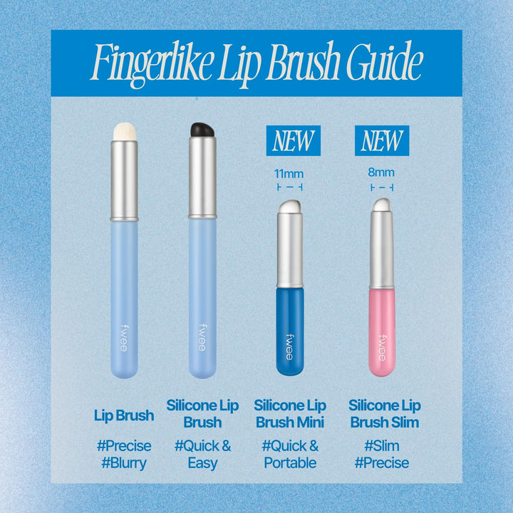 Fingerlike Silicone Lip Brush