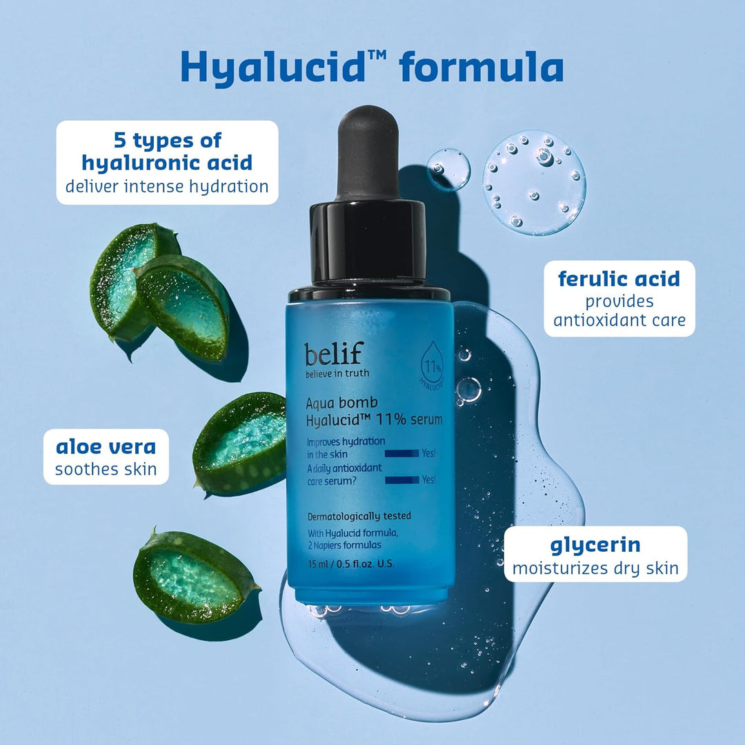 Aqua Bomb Hydrating Hyalucid™ 11% Serum 0.5fl.oz